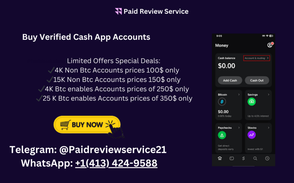 Buy Verified Cash App Accounts